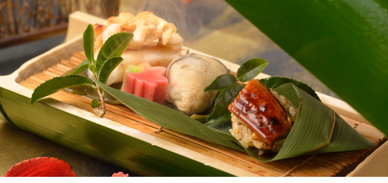 たつた旅館　料理　ちまき