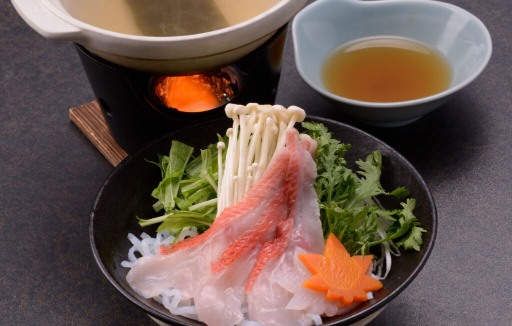 たつた旅館　金目鯛のしゃぶしゃぶ