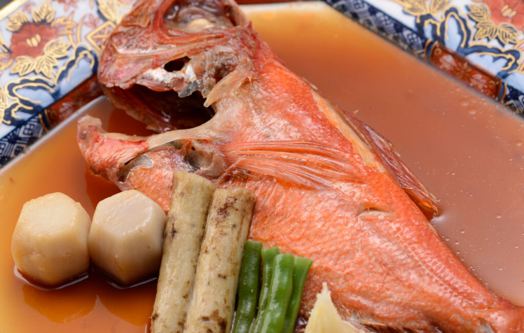 たつた旅館　金目鯛の姿煮