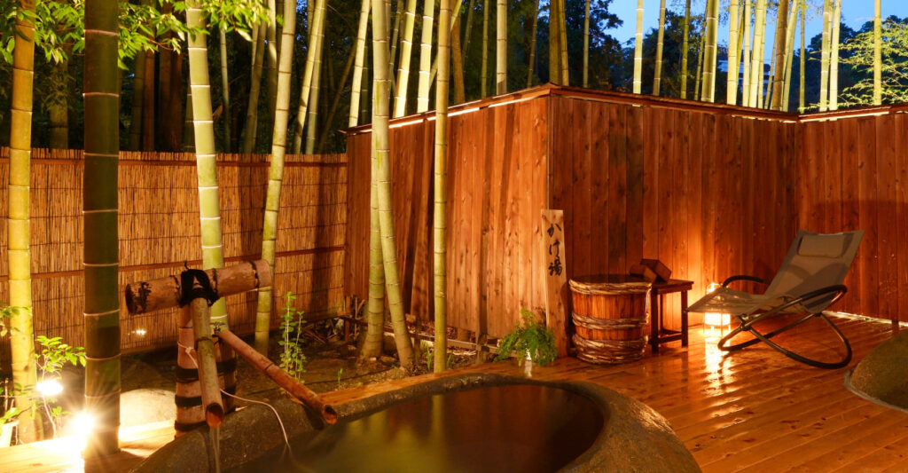 たつた旅館　貸切露天風呂　かぐやの湯