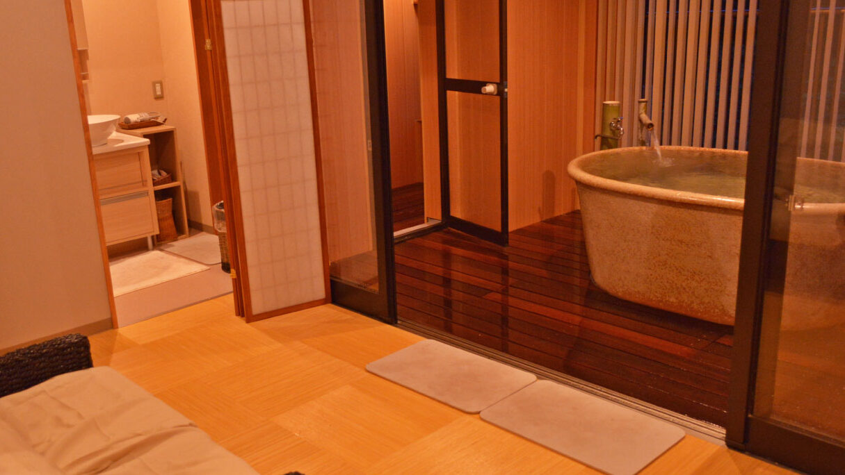 たつた旅館　貸切風呂　流星